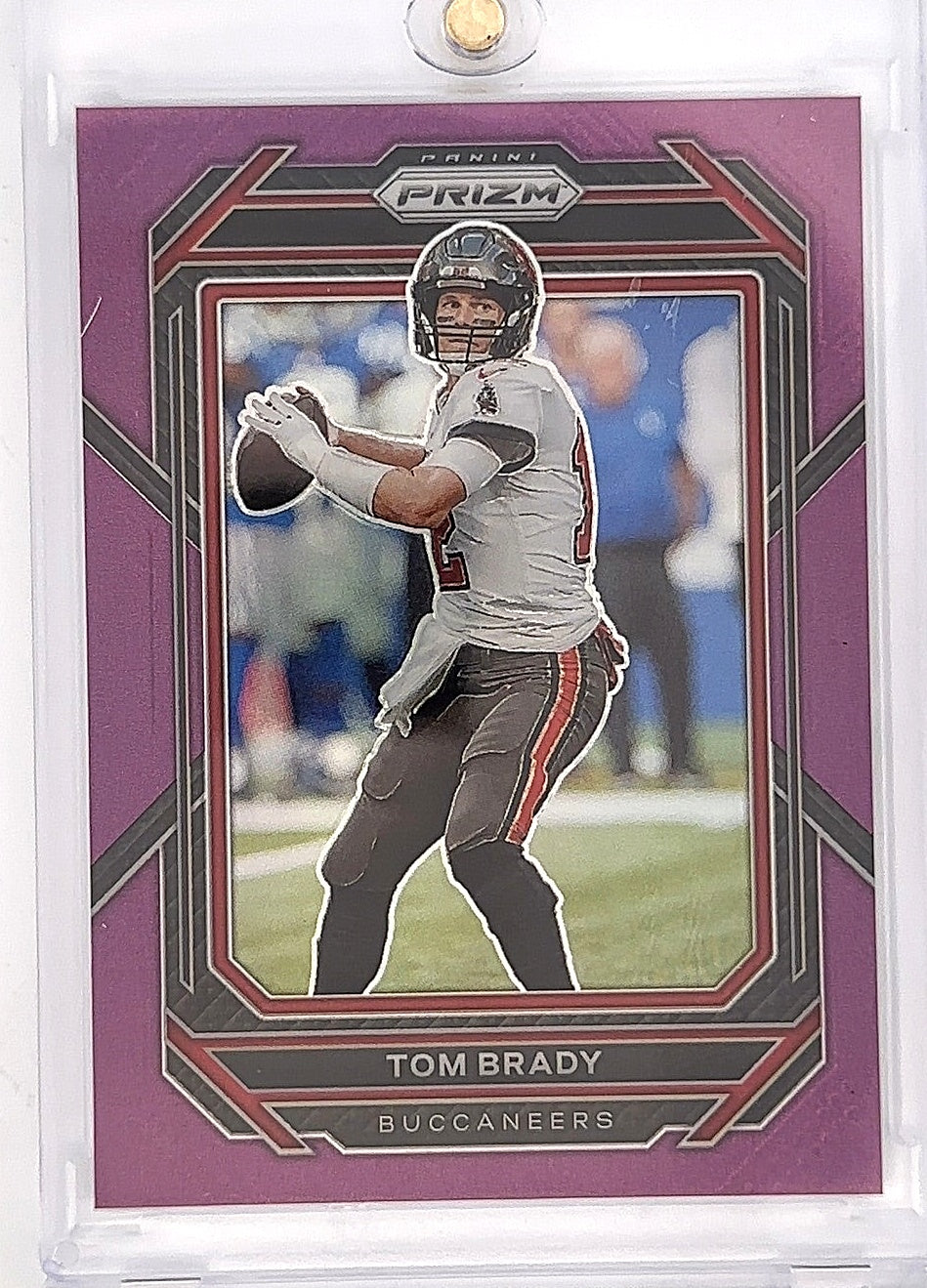2022 Panini Prizm Tom Brady [Purple] #273 — front