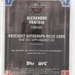 2026 Alexandre Pantoja Topps UfC Knockout Patch Auto /299 — back