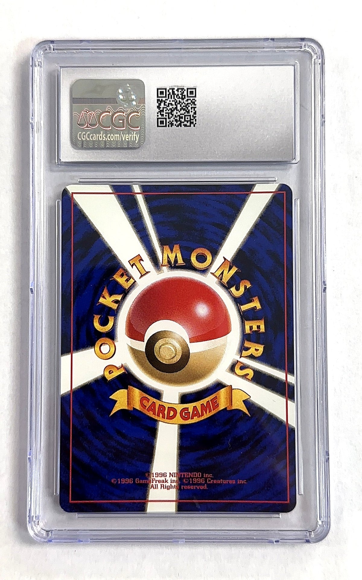 Totodile CGC MINT 9 — back