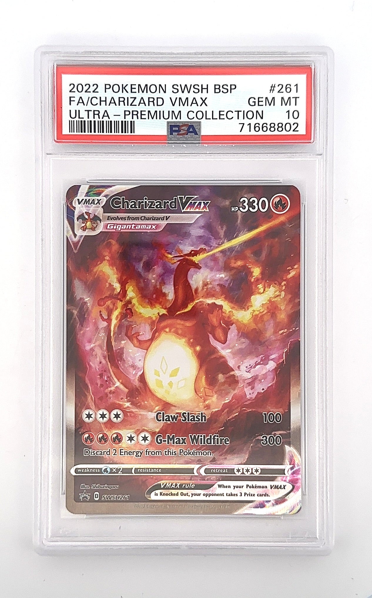 Charizard VMAX - SWSH261 #SWSH261 PSA GEM MT 10 — front