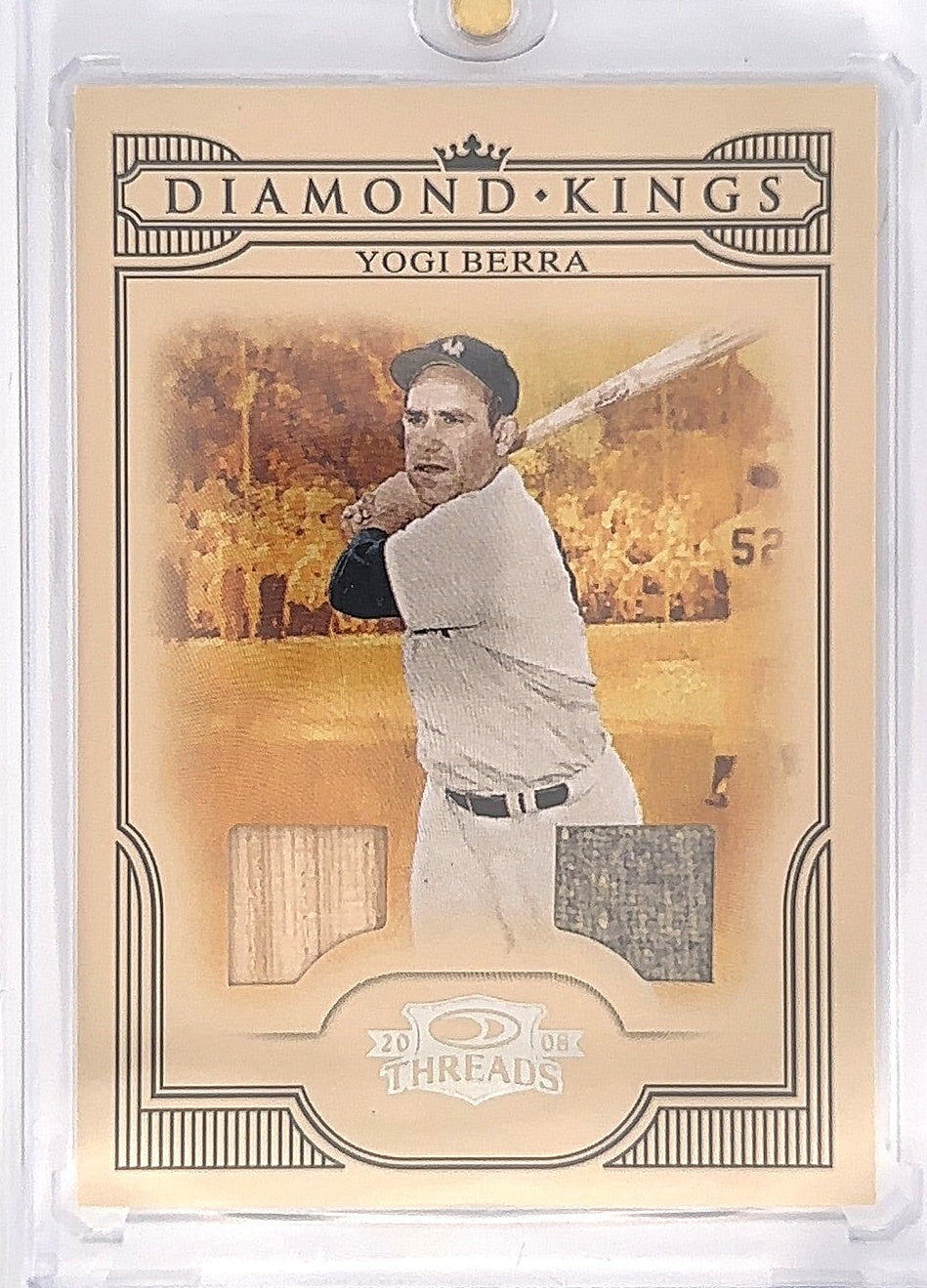 2008 Yogi Berra Threads Diamond Kings /25 #DK-43 — front