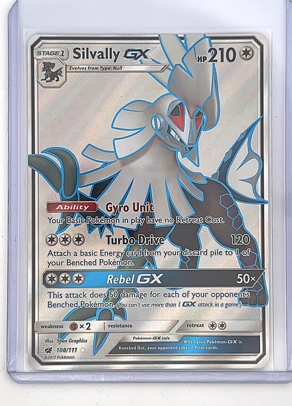 Silvally GX (Full Art) #108/111 — front