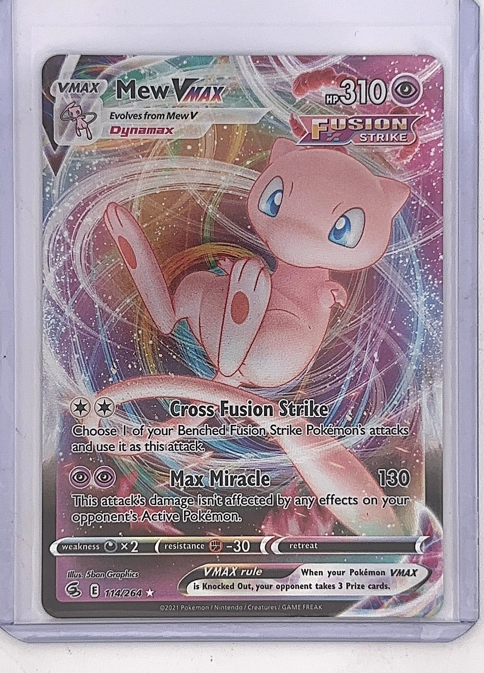 Mew VMAX #114/264 — front