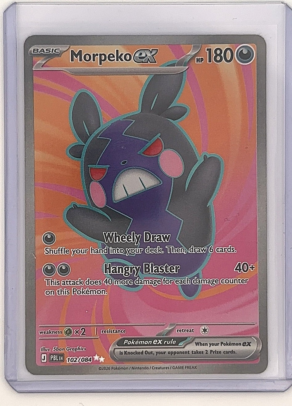 Morpeko ex - 102/084 #102/084 — front