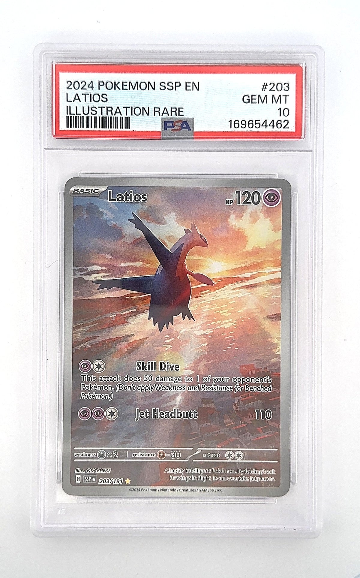 Latios - 203/191 #203/191 PSA GEM MT 10 — front