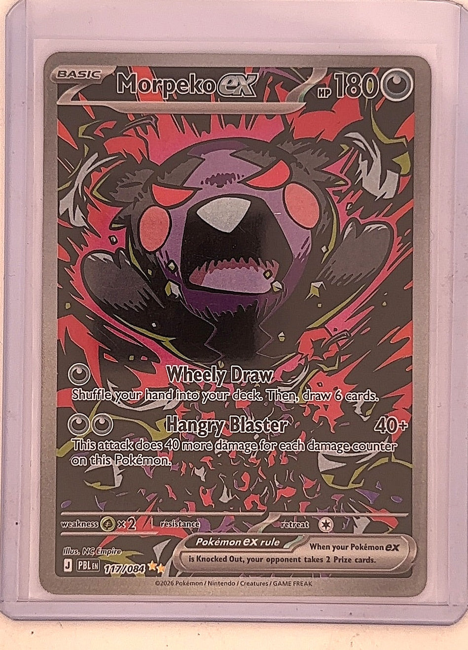 Morpeko ex - 117/084 #117/084 — front