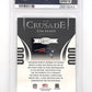 2004 Leaf Rookies & Stars Crusade Tom Brady [Green] #C-25 PSA 8 — back