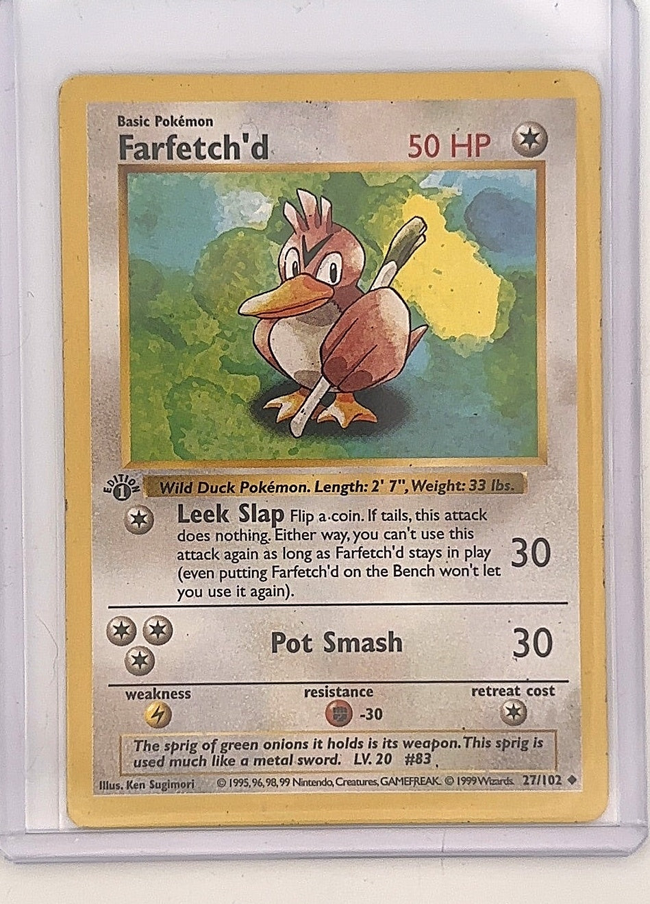 Farfetch'd #027/102 — front
