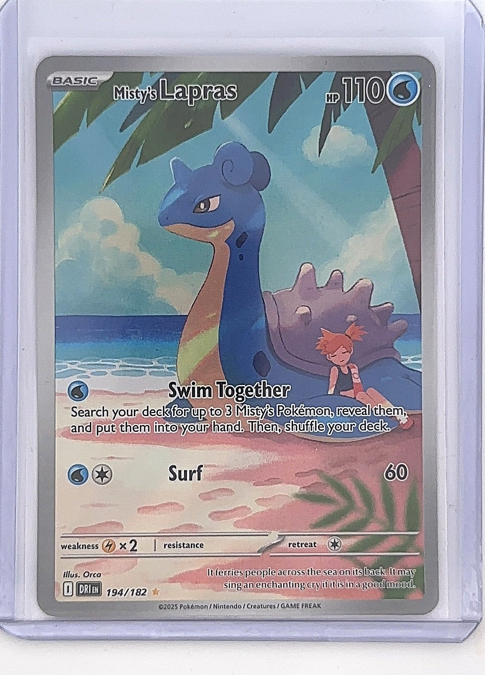 Misty's Lapras - 194/182 #194/182 — front