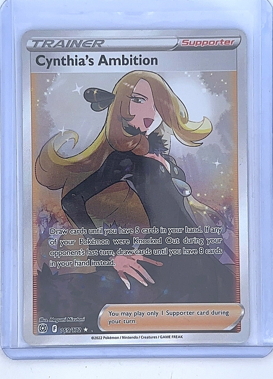 Cynthia's Ambition (Full Art) #169/172 — front