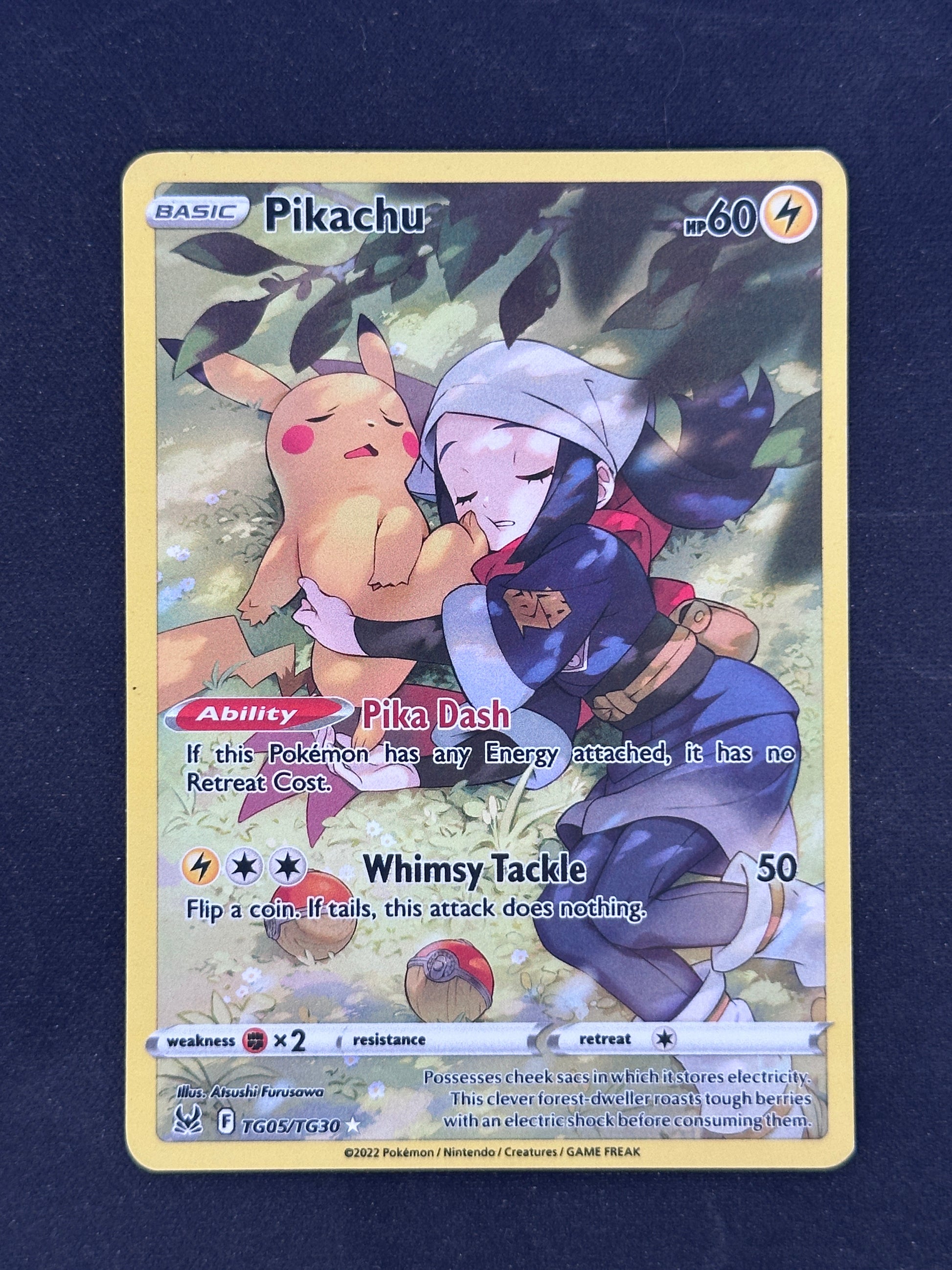 Pikachu SWSH11: Lost Origin Trainer Gallery #TG05/TG30 — front