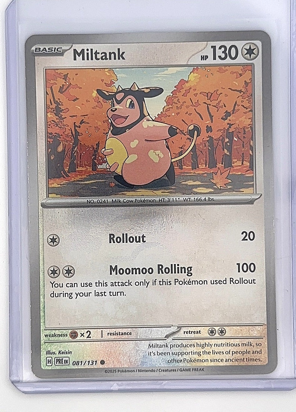 Miltank (Master Ball Pattern) #081/131 — front