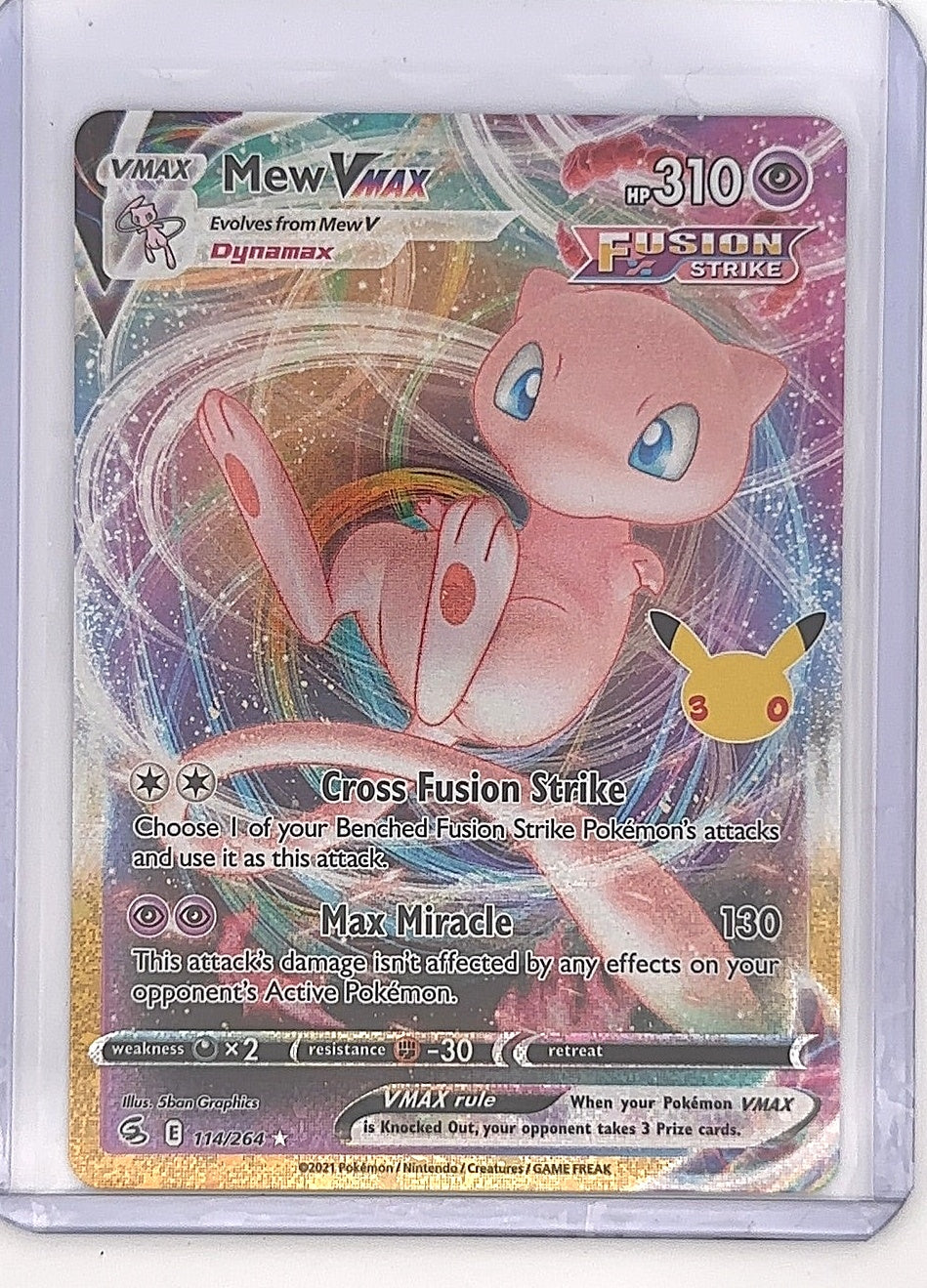 Mew VMAX #114/264 — front