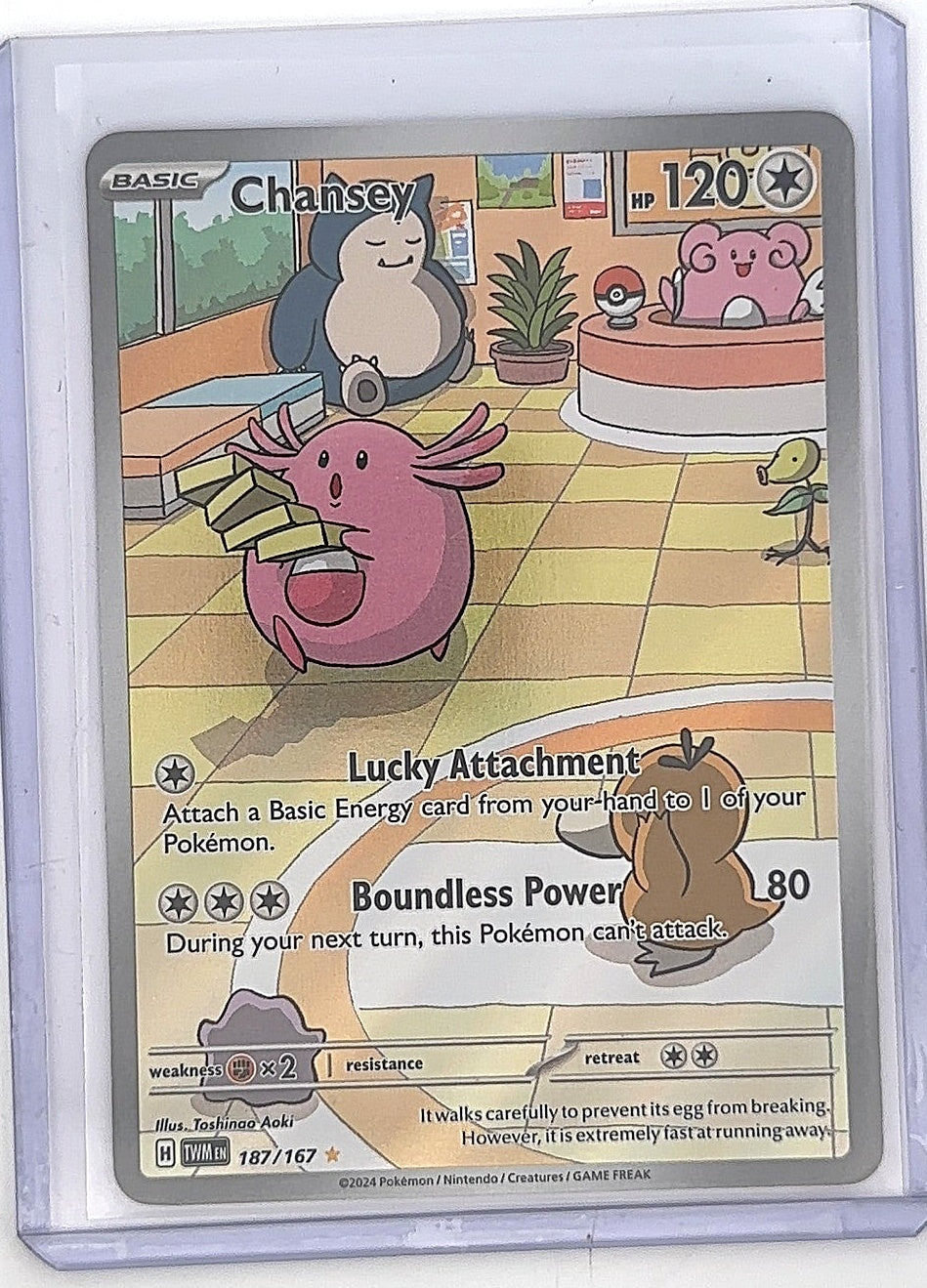 Chansey - 187/167 #187/167 — front