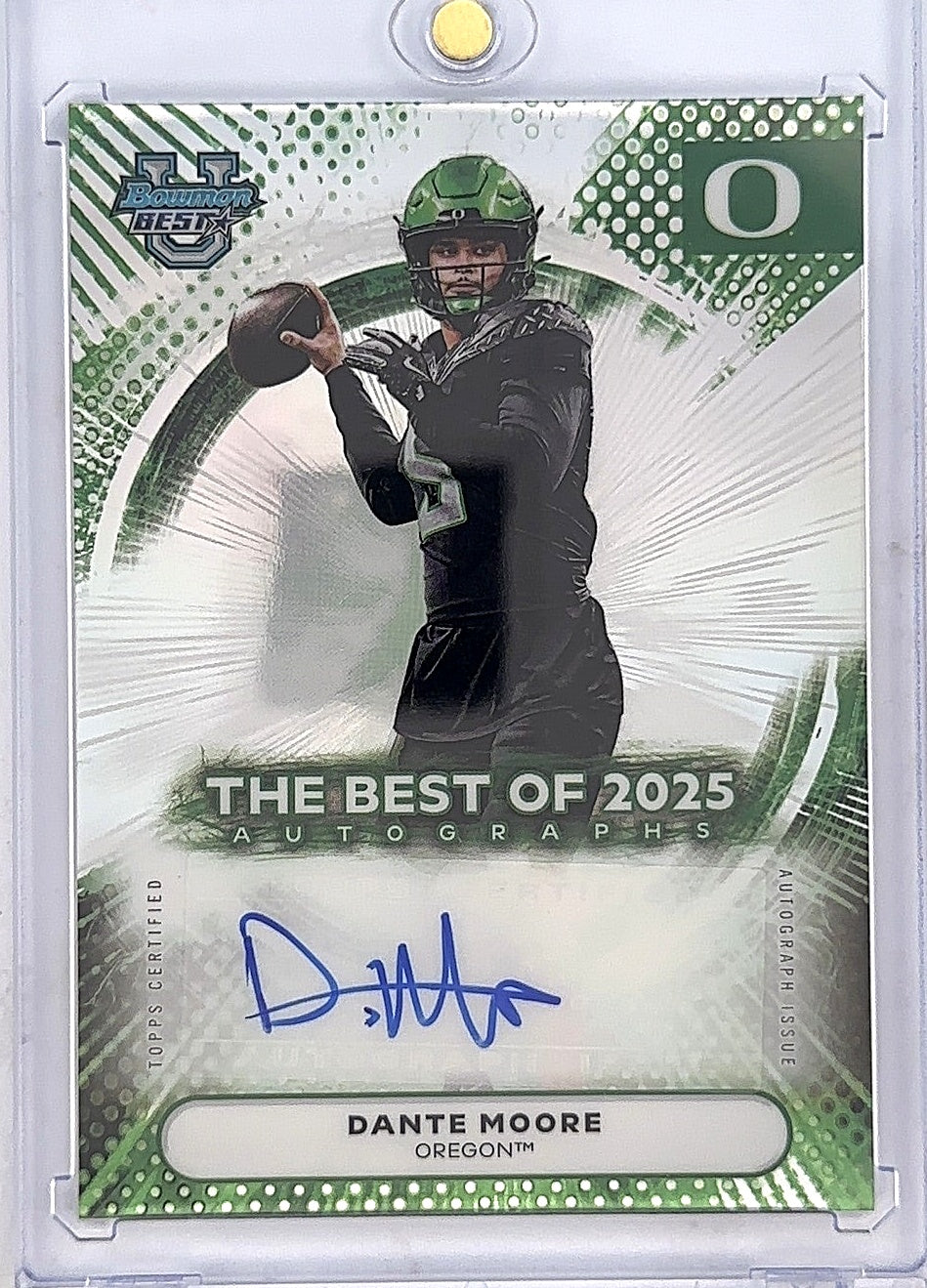 2025 Bowman Best University Autograph Dante Moore #BOA-DM — front