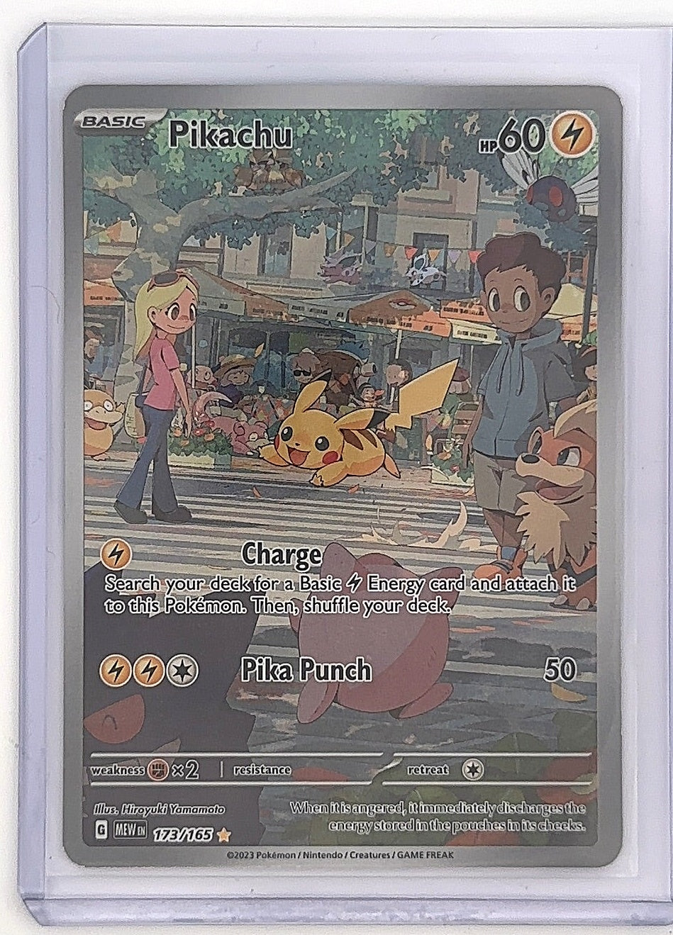 Pikachu - 173/165 #173/165 — front