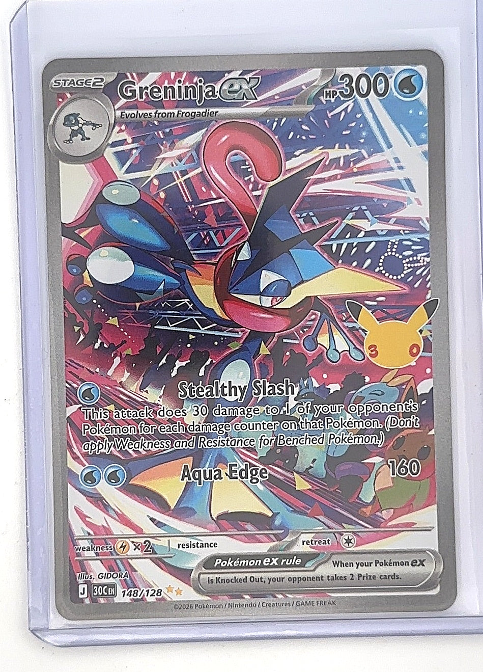 Greninja ex - 148/128 #148/128 — front