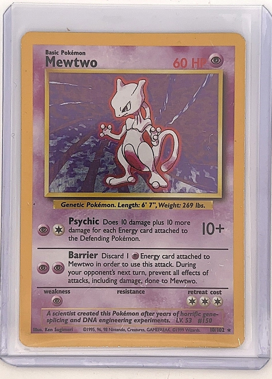 Mewtwo #010/102 — front