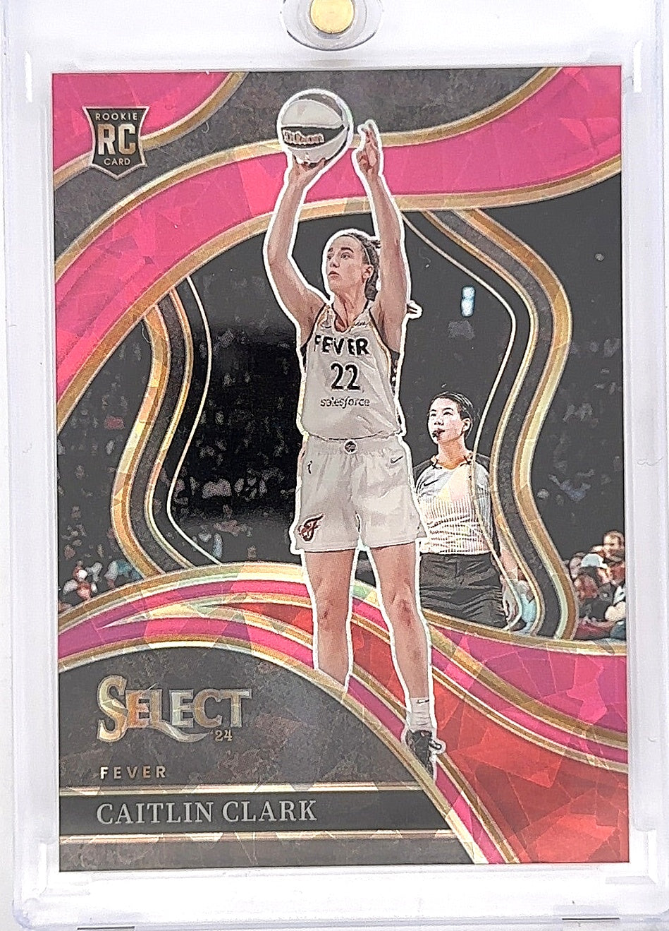 2024 Panini Select WNBA Caitlin Clark [Ice Prizm] #218 — front
