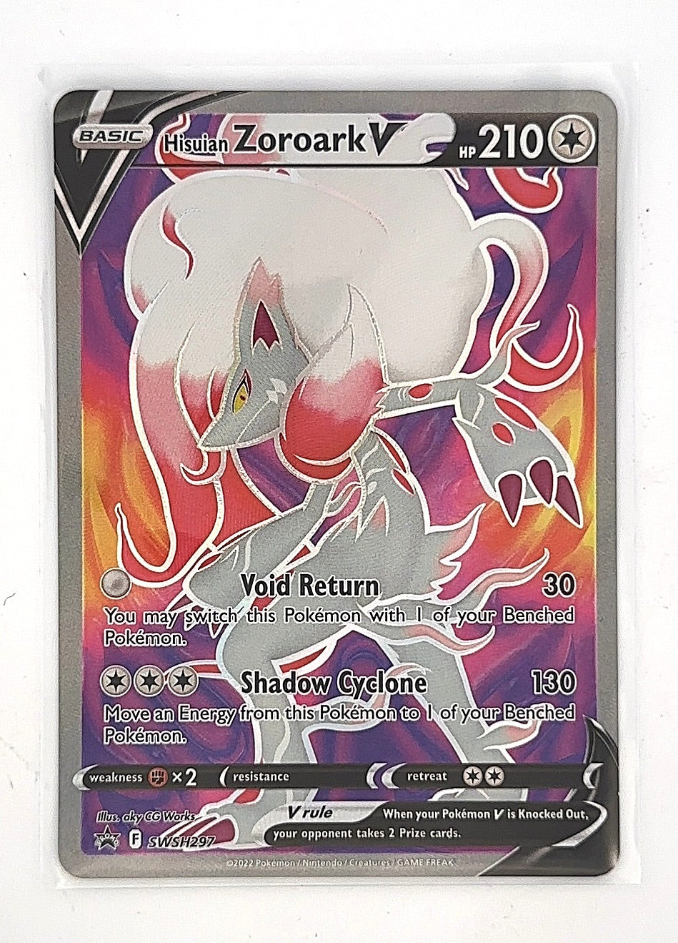 Hisuian Zoroark V - SWSH297 #SWSH297 — front