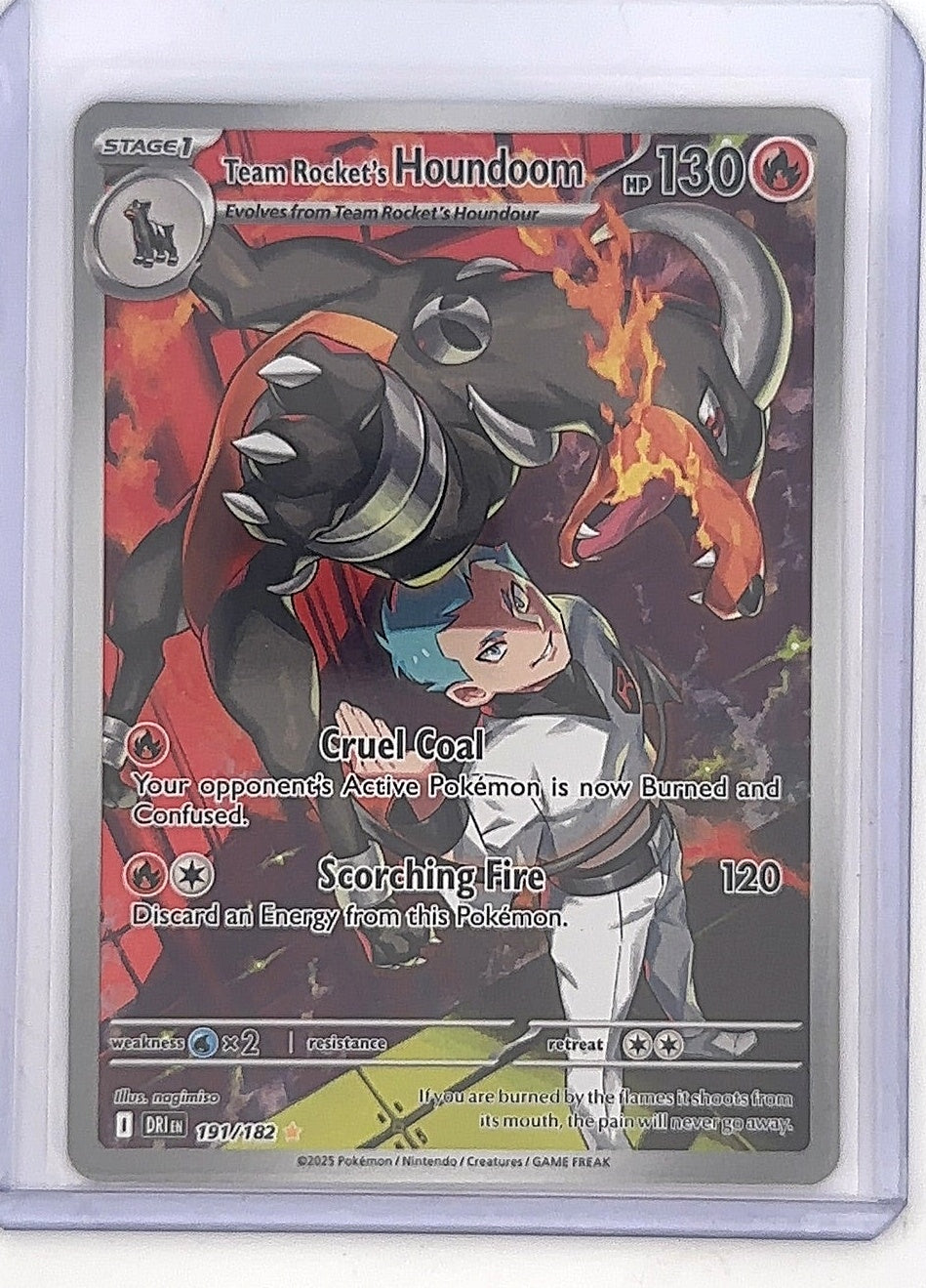 Team Rocket's Houndoom - 191/182 #191/182 — front