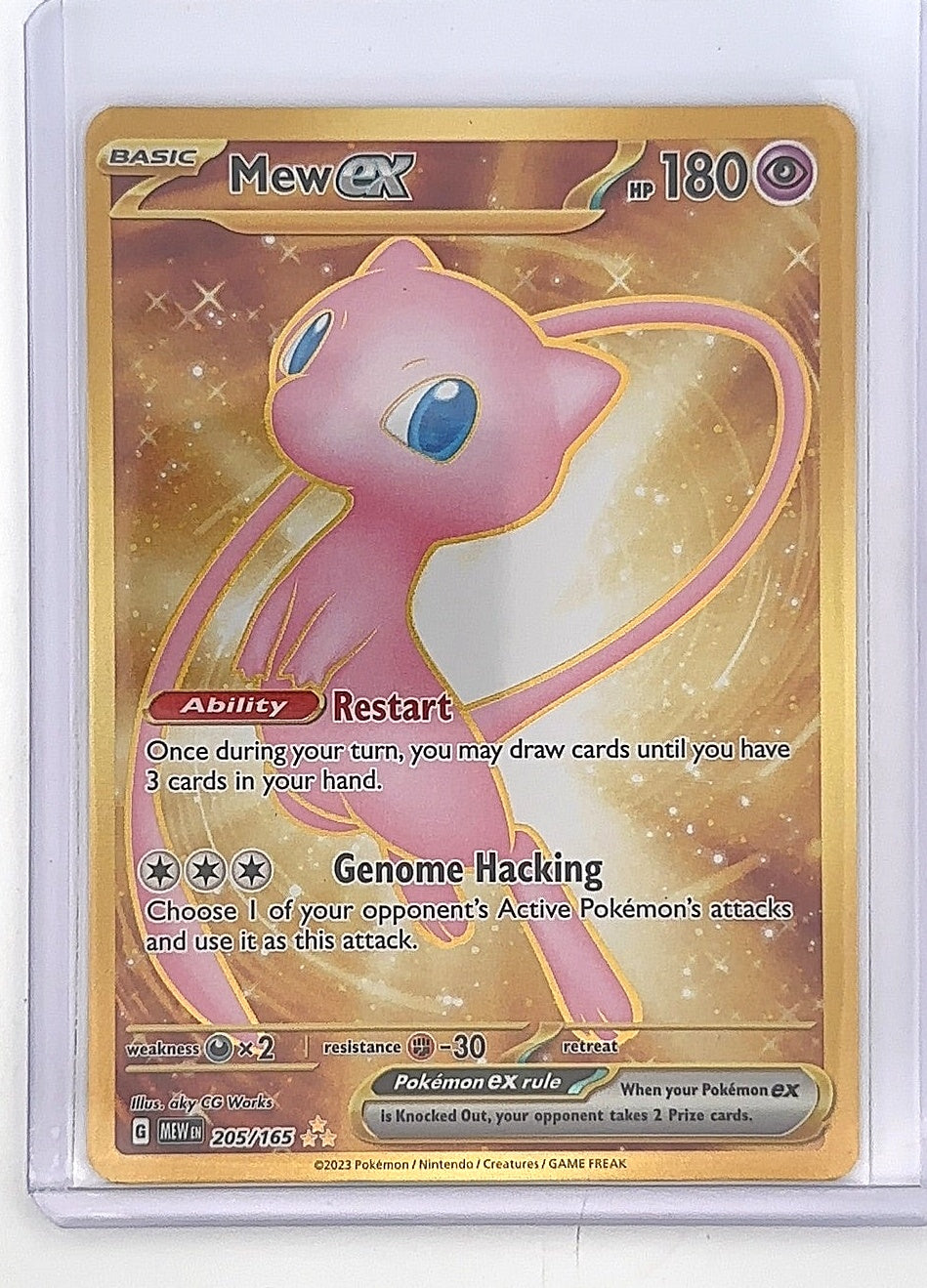 Mew ex - 205/165 #205/165 — front