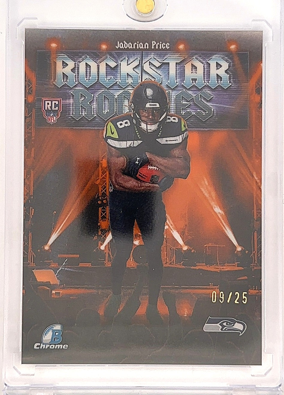 2026 Bowman Rockstar Rookie Jadarian Price [Orange Refractor] #RR-14 — front