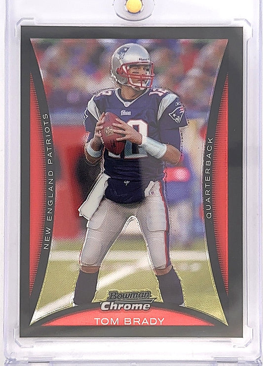2008 Bowman Chrome Tom Brady #BC112 — front