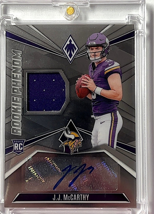 2024 Panini Rookie Phenom RPA JJ McCarthy /99 — front