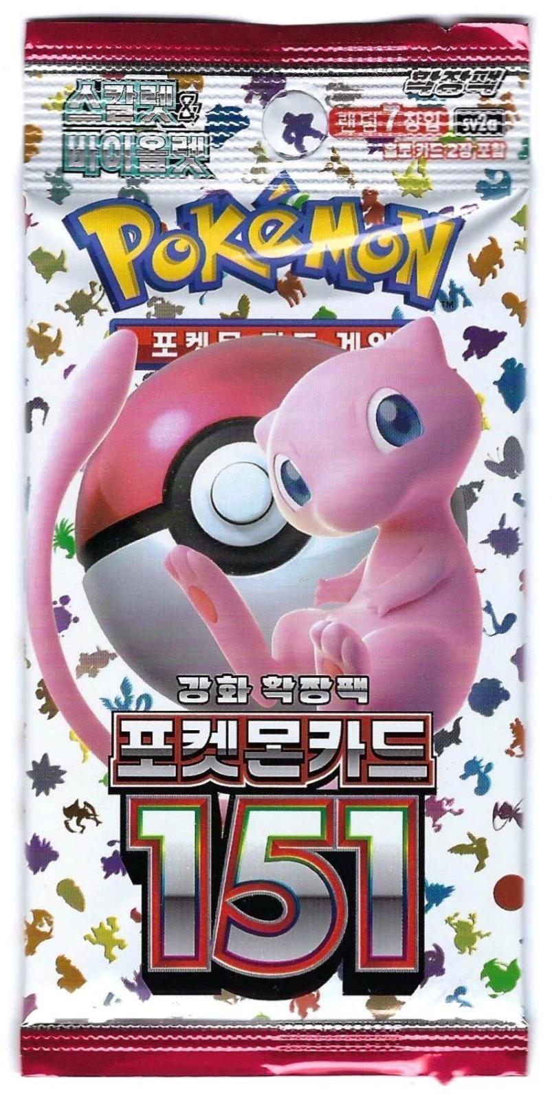 Korean Scarlet & Violet - 5 Card 151 Booster Pack
