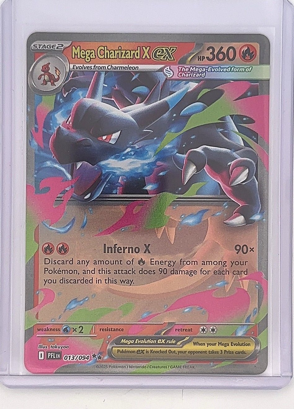 Mega Charizard X ex - 013/094 #013/094 — front