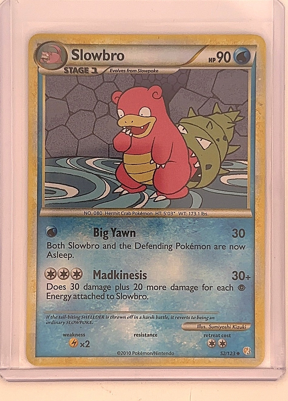 Slowbro #52/123 — front