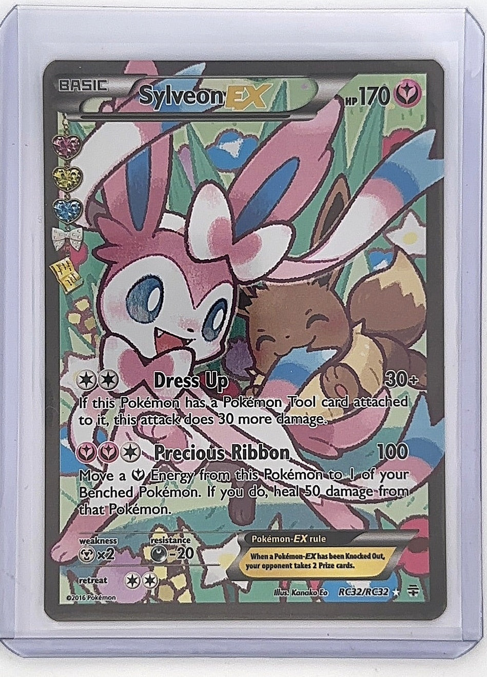 Sylveon EX (Full Art) #RC32/RC32 — front