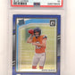 2024 Panini Donruss Optic Bo Nix [Blue Hyper] #209 PSA 10 — front