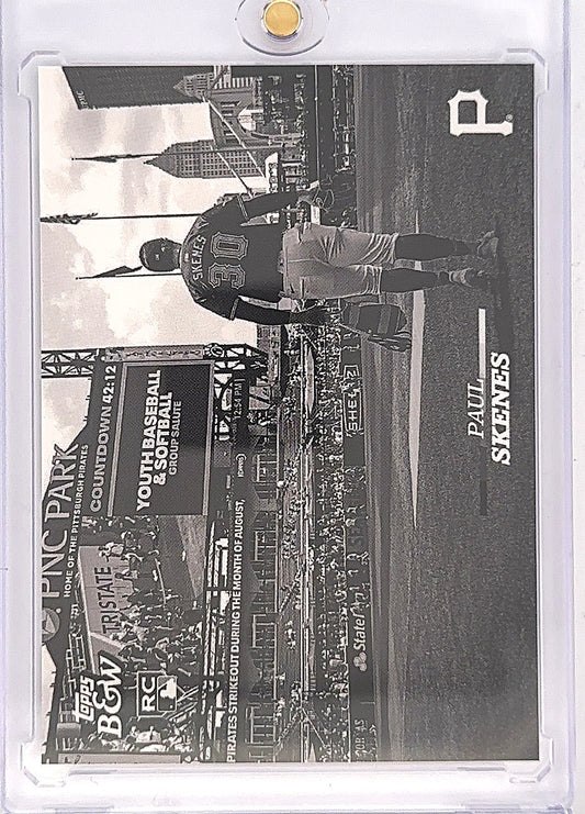 2024 Topps Black and White Paul Skenes #66 — front