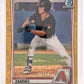 2020 Bowman Draft Chrome Corbin Carroll [Gold Refractor] #BD-114 06/50 — front