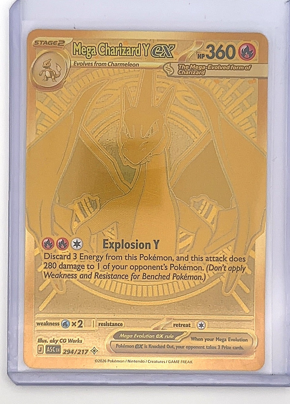 Mega Charizard Y ex - 294/217 #294/217 — front