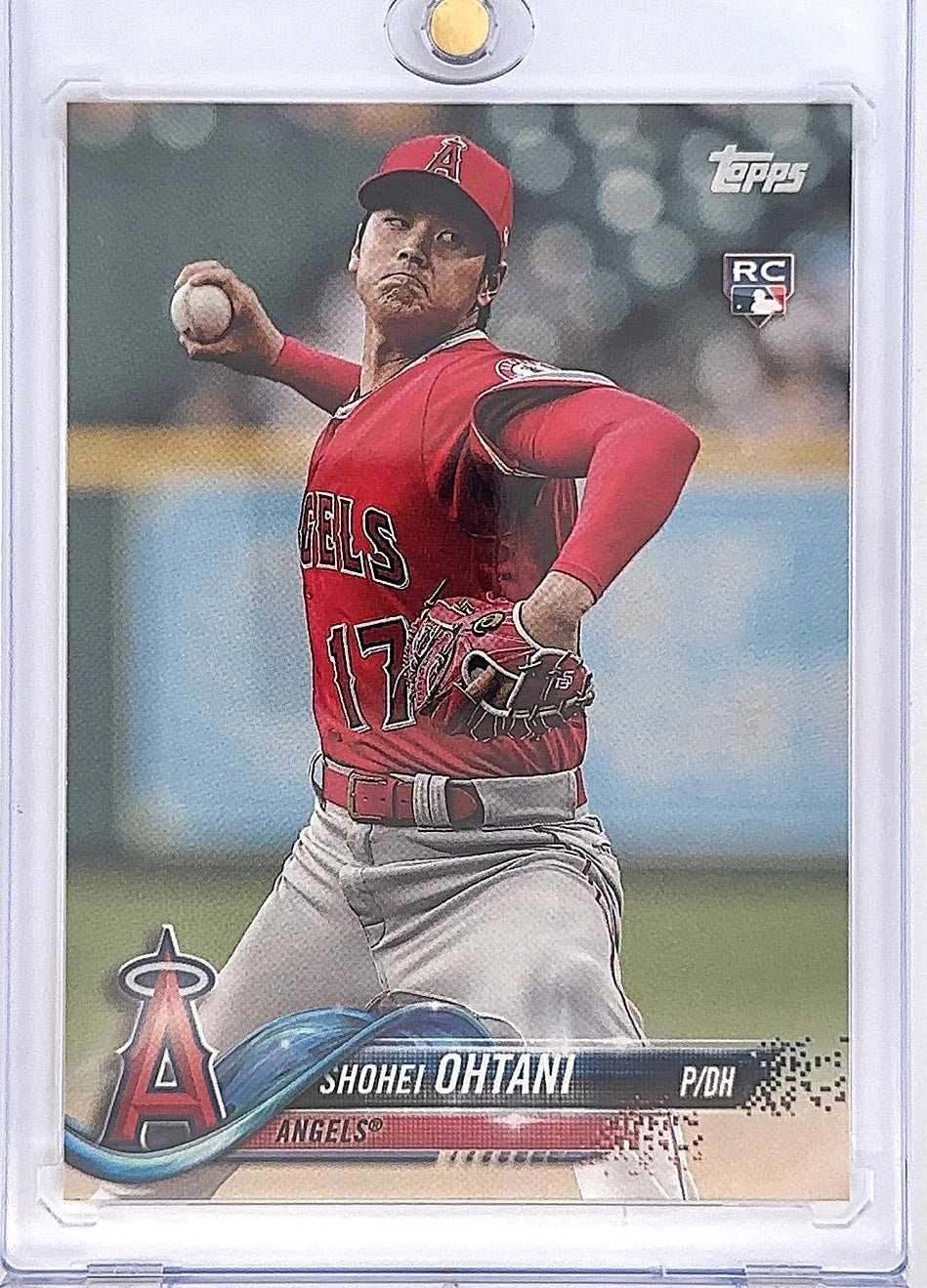 2018 Topps Update Shohei Ohtani [Pitching Red Jersey] #US1 — front
