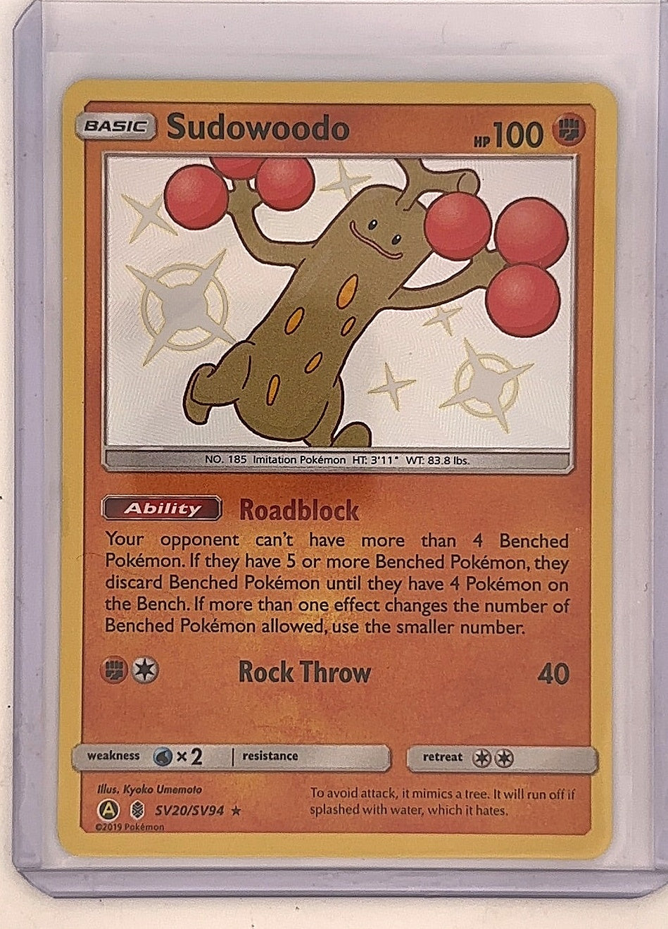 Sudowoodo #SV20/SV94 — front