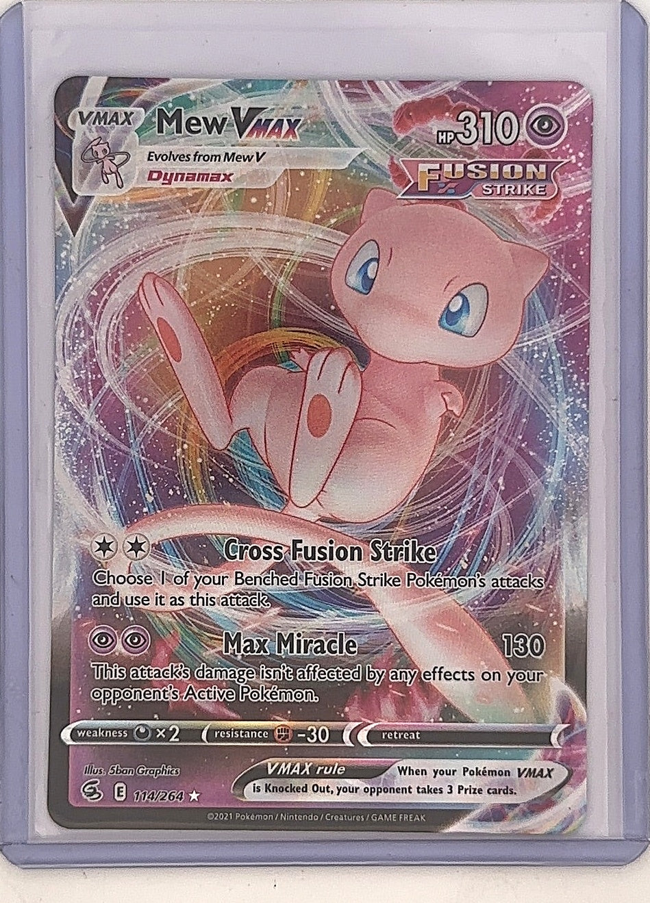 Mew VMAX #114/264 — front