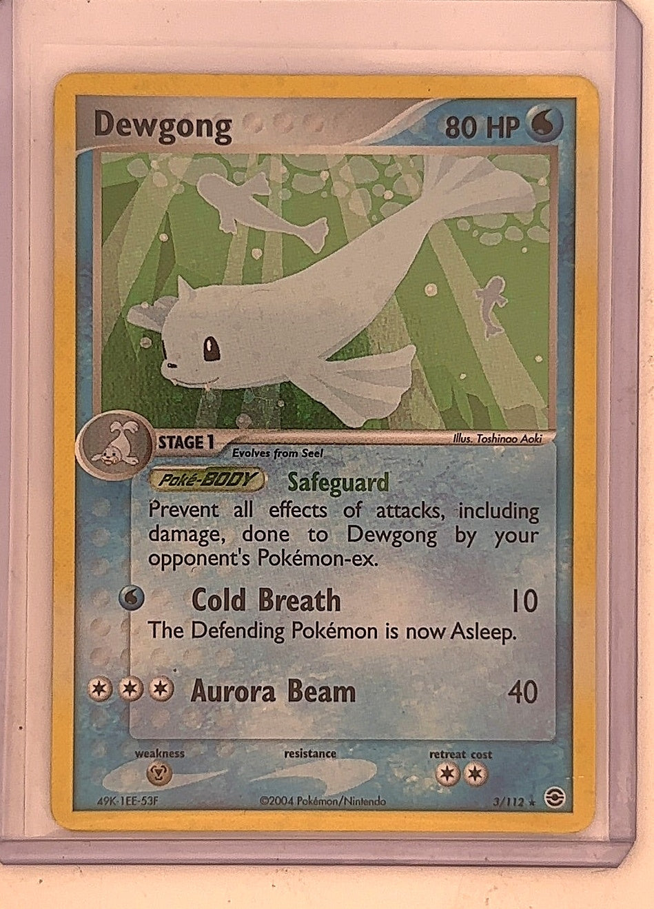 Dewgong #3/112 — front