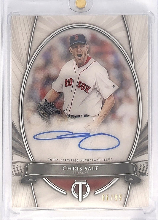 2018 Chris Sale Topps Auto /￼99 #TTM-CS — front