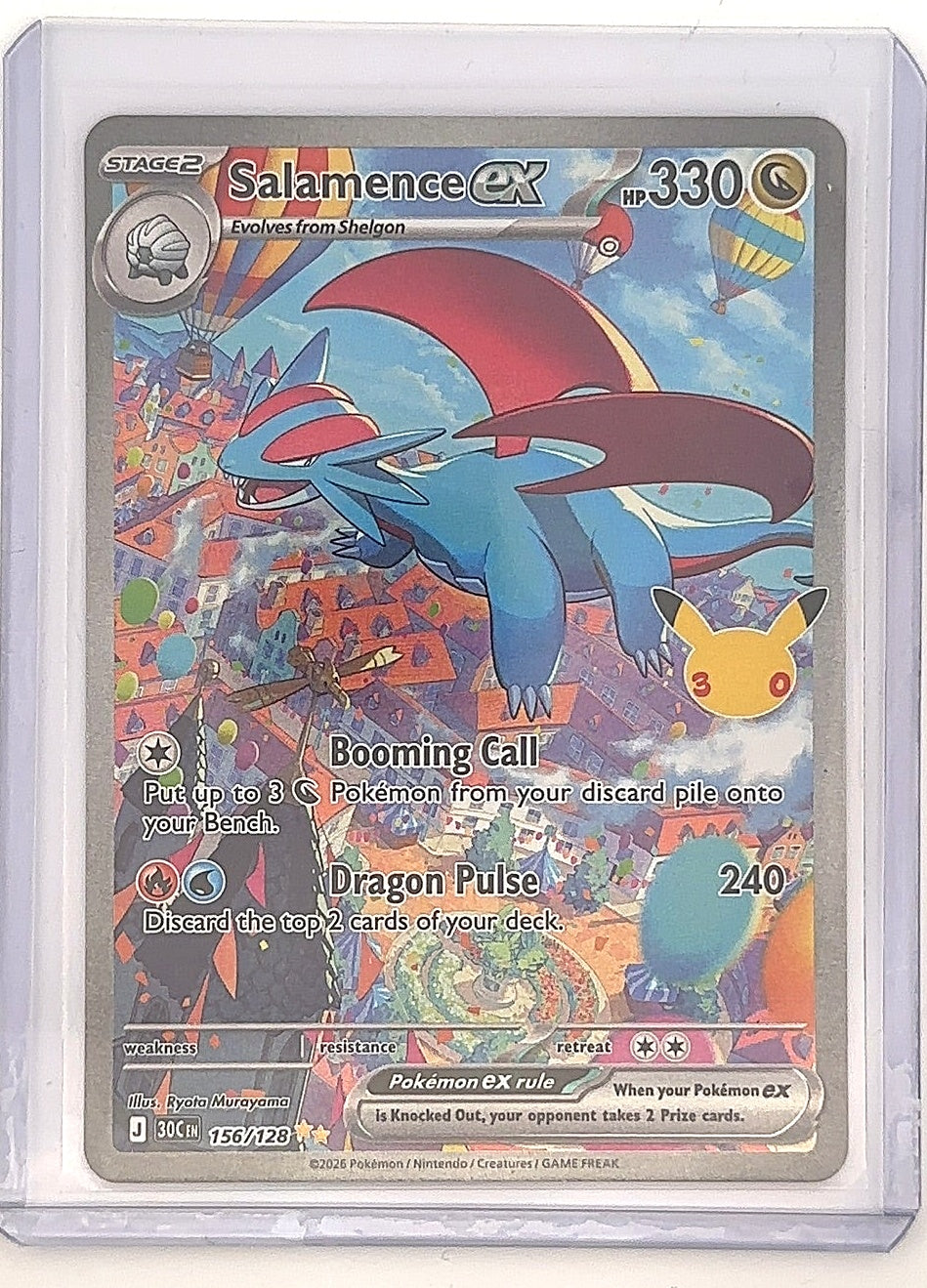 Salamence ex - 156/128 #156/128 — front