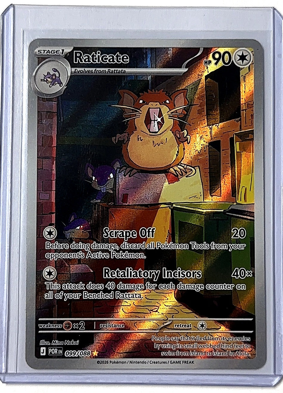 Raticate - 099/088 #099/088 — front