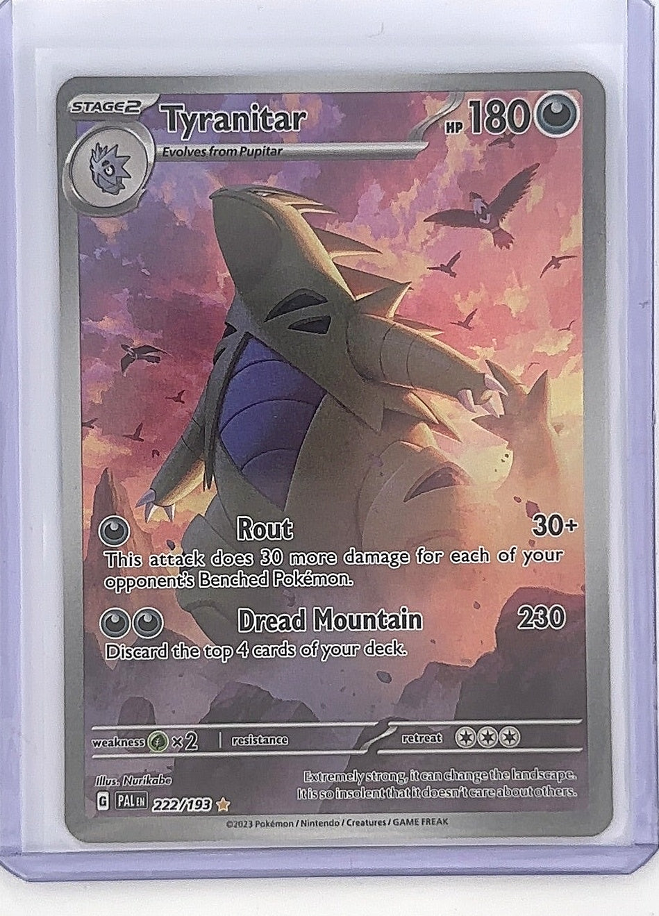 Tyranitar - 222/193 #222/193 — front