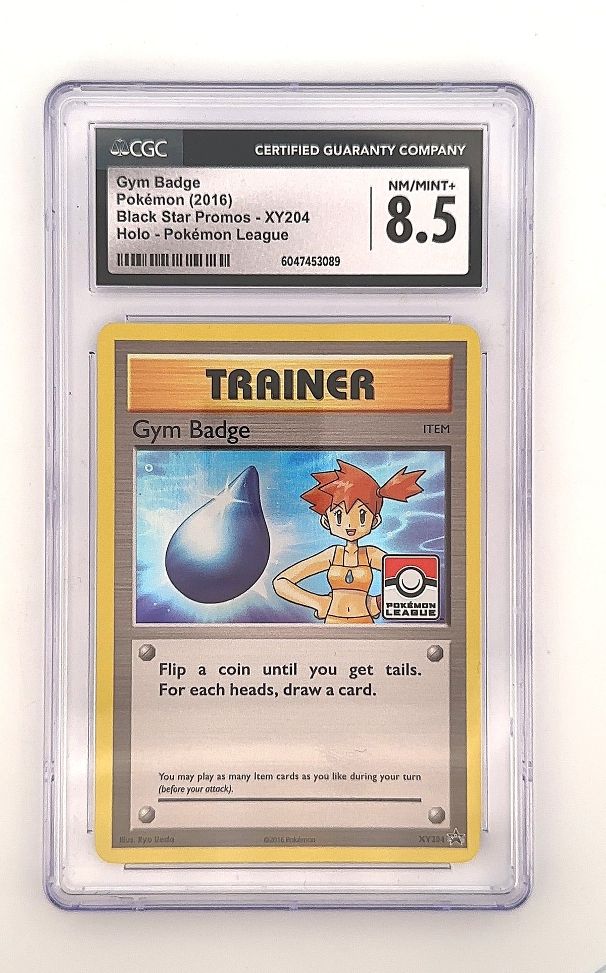 Gym Badge (Misty) #XY204 CGC 8.5 — front