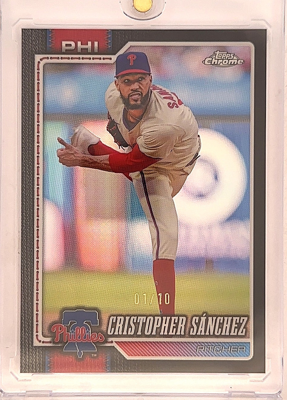 2026 Topps Chrome Christopher Sanchez [Black] #270 /10 — front