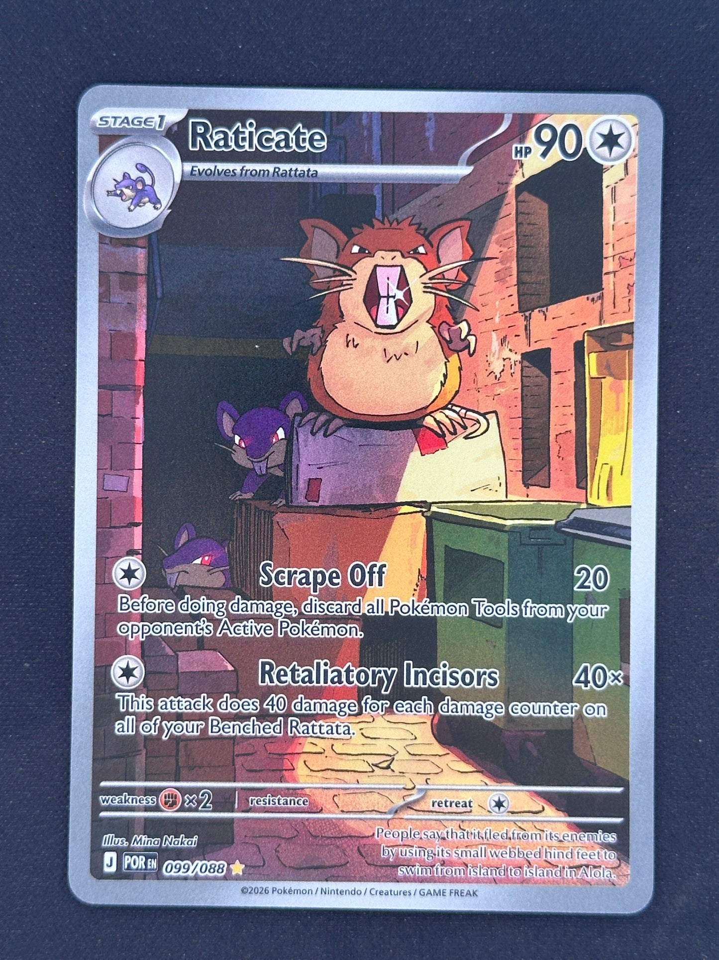 Raticate - 099/088 ME03: Perfect Order #099/088 — front
