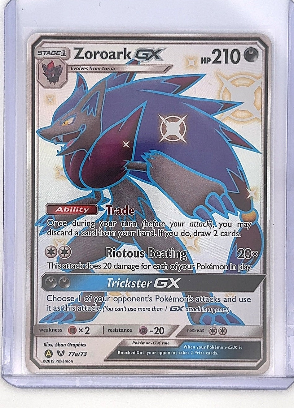 Zoroark GX - 77a/73 #077a/073 — front