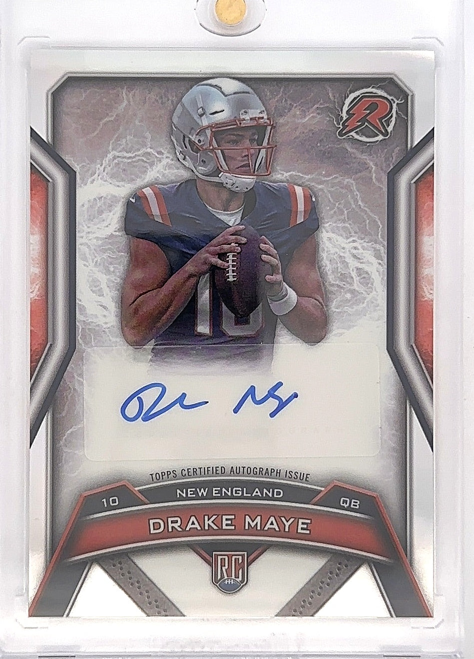 2024 Topps Resurgence Rookie Signature Drake Maye #RRS-DM — front